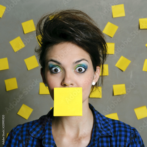 Photo: Secretary overwhelmed Secretary overwhelmed