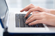 Typing a letter