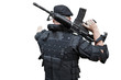 Warrior with the M4 rifle