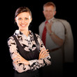 Businessman and its secretary