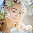 Spring bride portrait