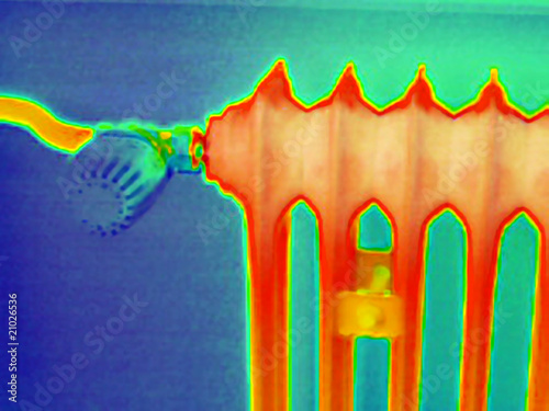 Foto: Wärmebild Thermostat Wärmebild Thermostat