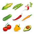 Vegetables set