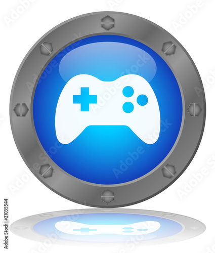 VIDEO GAMES Web Button (Ganepad Joypad Control Pad Play Online)