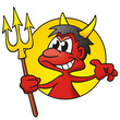 Little Devil button