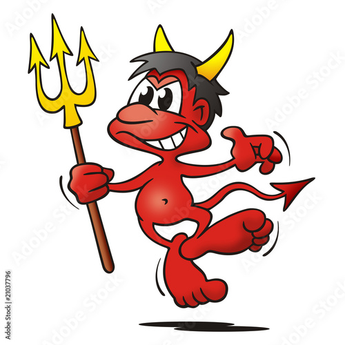 Illustration: Little Devil Dancing Little Devil Dancing