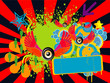 Abstract  funky background