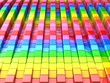Colorful cube pattern background