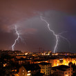 Urban lightning strike Urban lightning strike