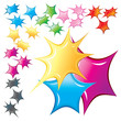 Ink Splashes for design or stickers