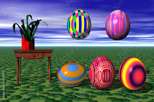 Illustration: frohe Ostern frohe Ostern