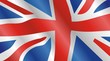 Waving vector british flag
