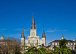 Jackson Square in New Orleans mit St.Louis Kathedrale