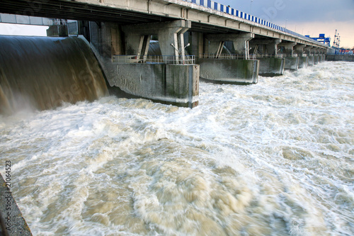 Photo: Dam in Wloclawek - Poland Dam in Wloclawek - Poland
