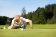 Foto: Senior Golfer im Sommer Senior Golfer im Sommer
