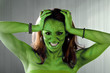 Green Alien Woman