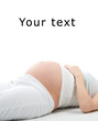 Photo: Pregnant tummy. Pregnant tummy.