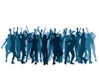 Dancing crowd