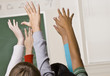 Students answering teacher question