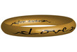 bague love or