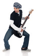 Asian electric guitar player Asian electric guitar player