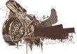 Grunge Motorcycle Background Grunge Motorcycle Background