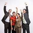 Photo: Business people cheering Business people cheering