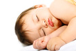 Adorable sleeping baby.