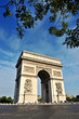 Beautiful view of the Arc de Triomphe, Paris Beautiful view of the Arc de Triomphe, Paris
