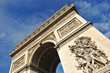 Beautiful view of the Arc de Triomphe, Paris Beautiful view of the Arc de Triomphe, Paris