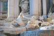 Triton and the seahorse in the Trevi fountain Triton and the seahorse in the Trevi fountain