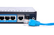 Back of wireless router