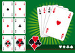 Carte da gioco e assi da poker
