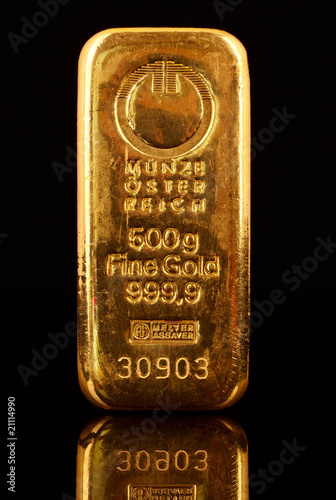 Photo: Goldbarren Goldbarren