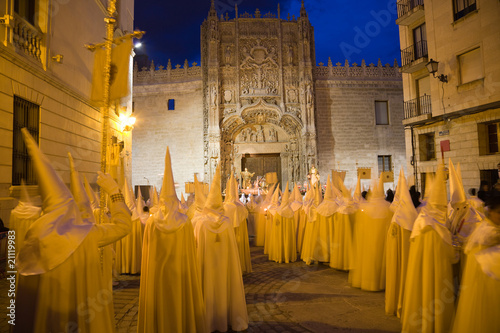 Photo: Procesion de Semana Santa en Valladolid, Spain Procesion de Semana Santa en Valladolid, Spain