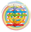 Vector: i 7 chakra i 7 chakra