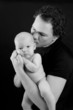 Photo: proud father with his newborn baby proud father with his newborn baby