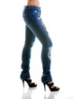 Photo: jean isolated on white jean isolated on white