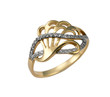 Golden jewelry ring Golden jewelry ring