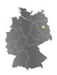 Deutschlandkarte Berlin