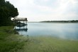 Beautiful lake landscape horizontal view in Texas, nature