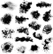 Vector: Different black spots vector Different black spots vector