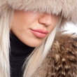 woman in fur
