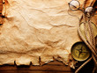 Compass, rope and glasses