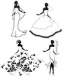 Bride silhouette Bride silhouette
