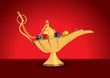 Detailed vector illustration of aladdin's magic lamp