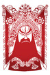 scissor-cut -Ancient Character from Peking Opera