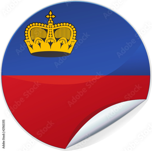 Sticker du Liechtenstein (détouré) Sticker du Liechtenstein (détouré)