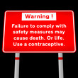 Illustration: contraception road message contraception road message