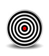3D Target - white 3D Target - white
